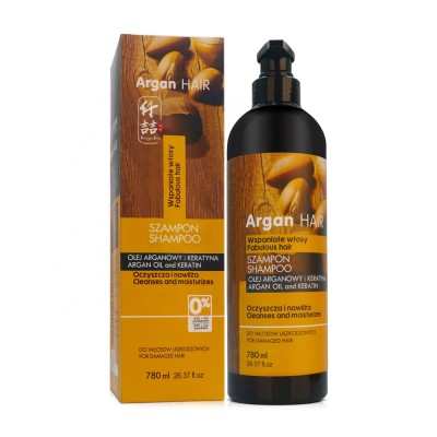 New Argan oil anti hair loss shampoo with collage hair shampoo780ml