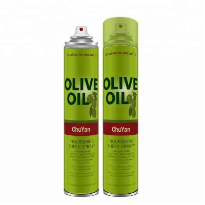 factory price olive oil hair spray bottle products hair styling spray420ml